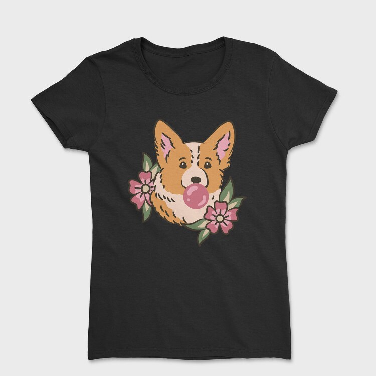 Corgi Bubblegum, Tricou Femei