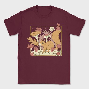 Cottage Core Forest Squirrel, Tricou Barbati (Unisex)
