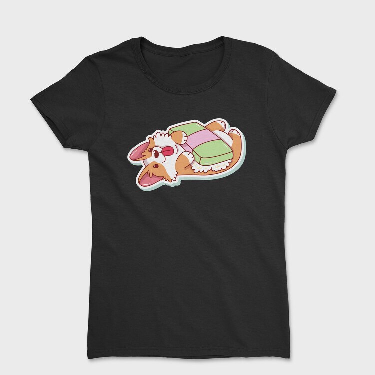 Corgi Nap Time, Tricou Femei
