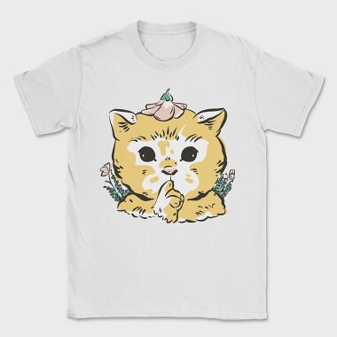 Cottagecore Cat, Tricou Barbati (Unisex)