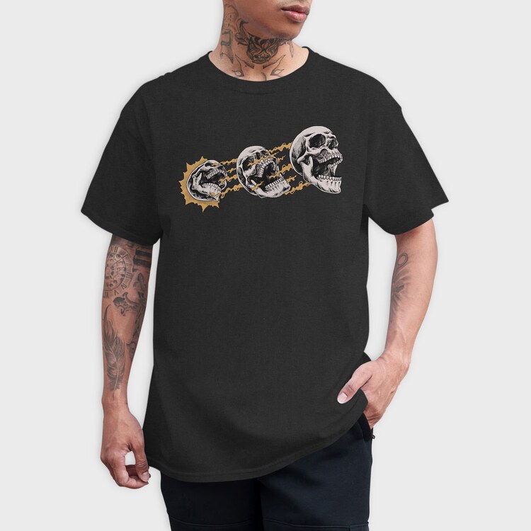 Skulls 2, Tricou Barbati (Unisex)