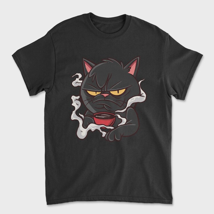 Bad Tempered Cat, Tricou Barbati (Unisex)