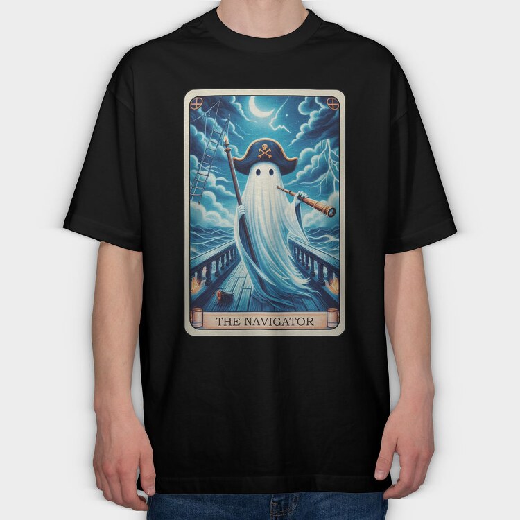 The Navigator, Tricou Oversize Barbati (Unisex)