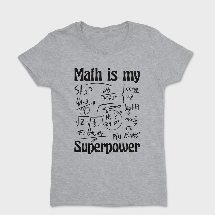 Math Superpower, Tricou Femei