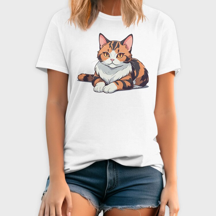 Sitting Cat, Tricou Barbati (Unisex)