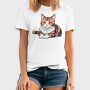 Sitting Cat, Tricou Barbati (Unisex)