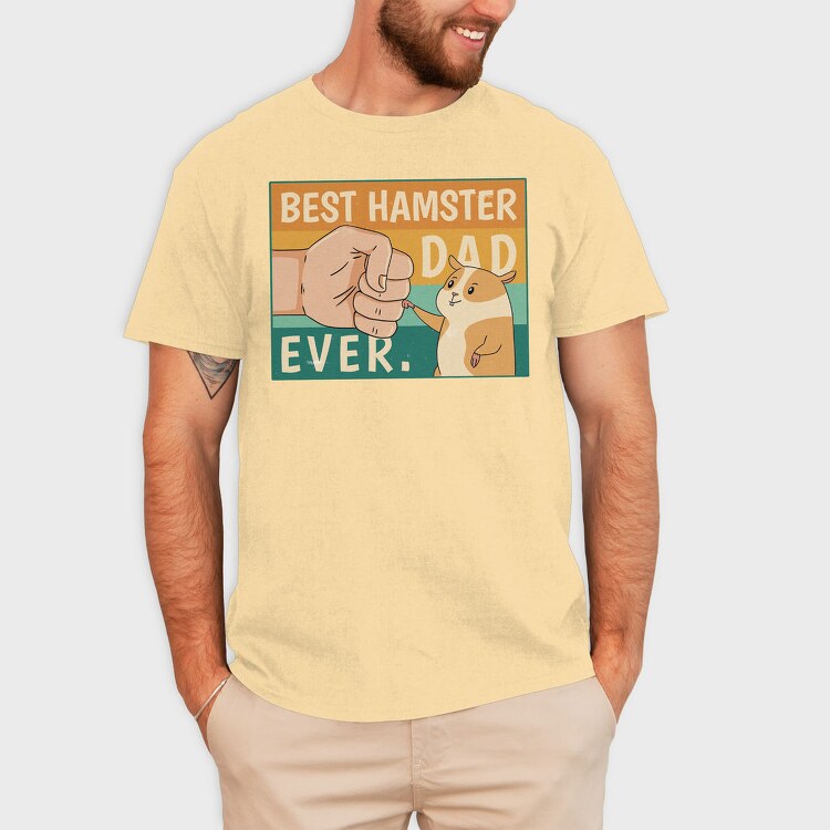 Hamster Pet Quote Dad, Tricou Barbati (Unisex)