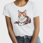 Sitting Cat, Tricou Femei