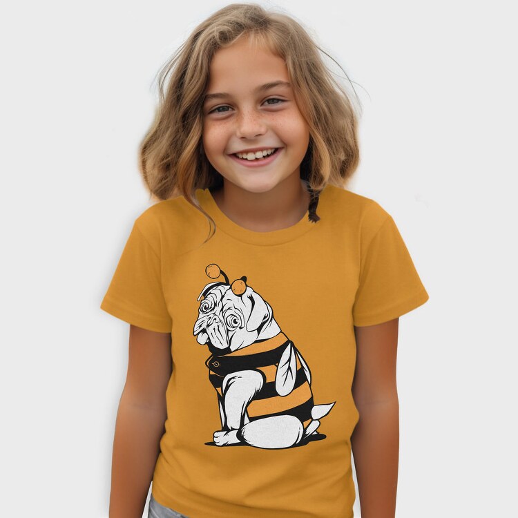 Bee Pug Dog, Tricou Copii