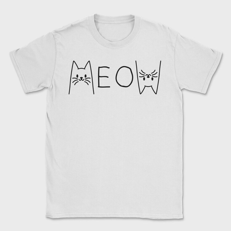 Meow Cats, Tricou Barbati (Unisex)