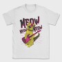 Meow Cat Rocker, Tricou Barbati (Unisex)