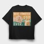Hamster Pet Quote Dad, Tricou Oversize Barbati (Unisex)