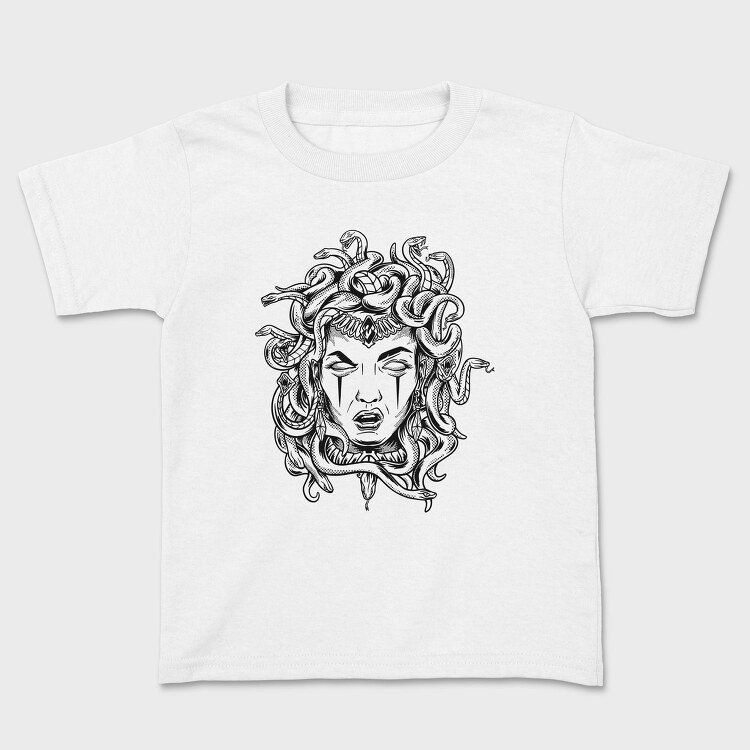 Medusa Head Monochrome, Tricou Copii
