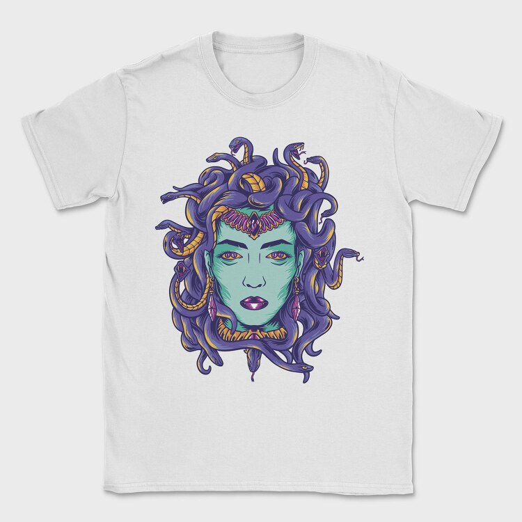 Medusa Face, Tricou Barbati (Unisex)