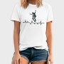 Skateboard Heart Line, Tricou Barbati (Unisex)