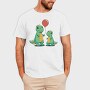 Playful Dinosaur Dinos Balloon Onesie, Tricou Barbati (Unisex)