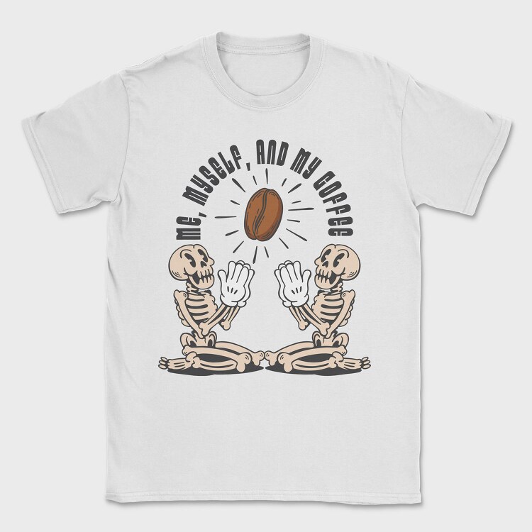 Me Myself and My Coffee, Tricou Barbati (Unisex)