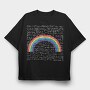 Maths Rainbow, Tricou Oversize Barbati (Unisex)