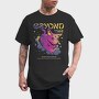 Beyond Time Cat Psychedelic, Tricou Barbati (Unisex)