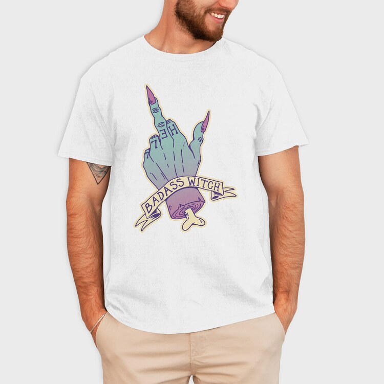 Pastel Goth Badass Witch, Tricou Barbati (Unisex)