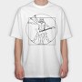 Man Electric Guitar, Tricou Oversize Barbati (Unisex)