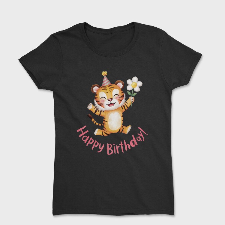 Tiger Party Flower, Tricou Femei