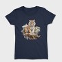 Tiger Sitting Tree Branch, Tricou Femei