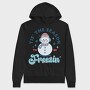 Tis The Season To Be Freezin In, Hanorac Oversize Barbati (Unisex)