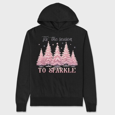 Tis The Season To Sparkle, Hanorac Oversize Barbati (Unisex)
