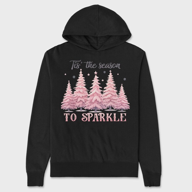 Tis The Season To Sparkle, Hanorac Oversize Barbati (Unisex)