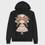 Tomato Hat Girl, Hanorac Oversize Barbati (Unisex)