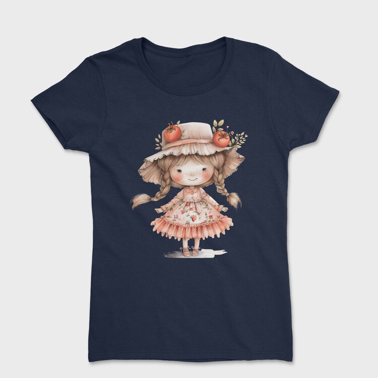 Tomato Toddler Clipart, Tricou Femei