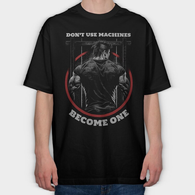 Machine Exercise, Tricou Oversize Barbati (Unisex)