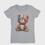 Torn Bear Clipart, Tricou Femei