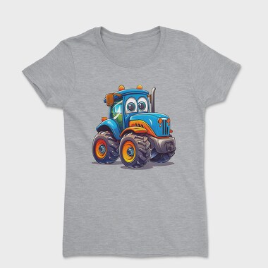 Tractor Face Clipart, Tricou Femei