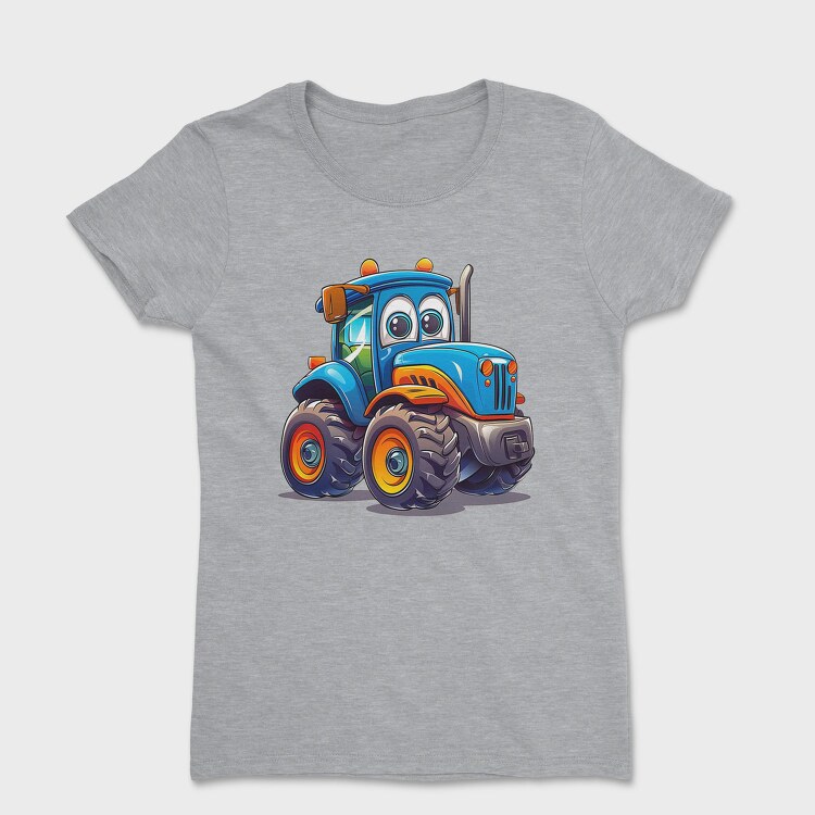 Tractor Face Clipart, Tricou Femei