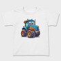 Tractor Face Clipart, Tricou Copii