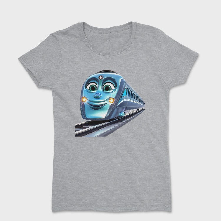 Train Face Clipart, Tricou Femei