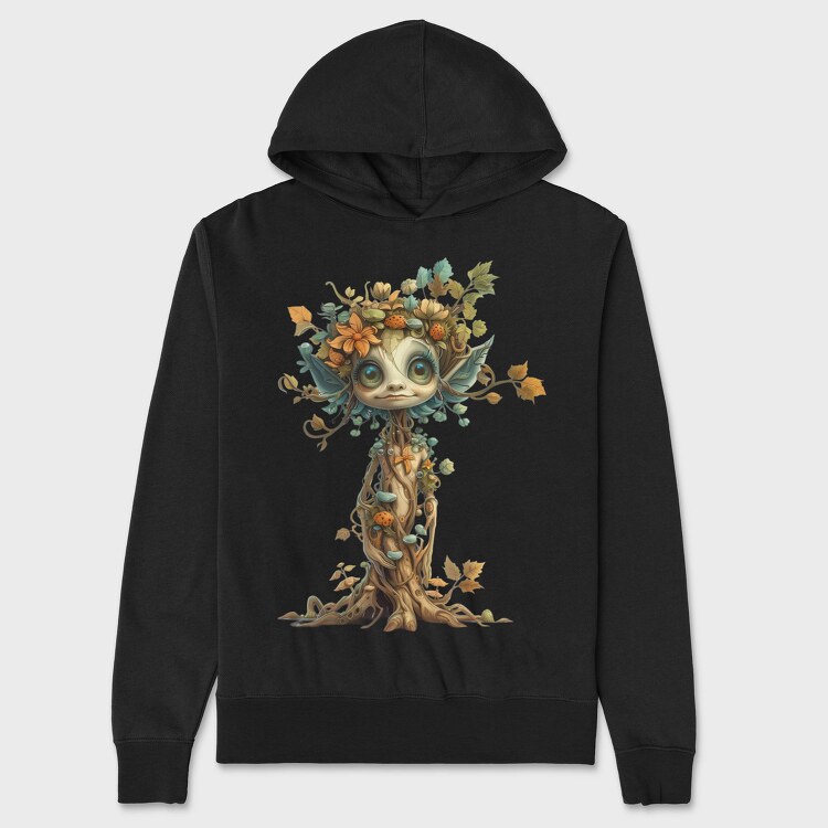 Tree Face Crown, Hanorac Oversize Barbati (Unisex)