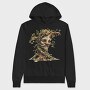 Tree Face Holly, Hanorac Oversize Barbati (Unisex)