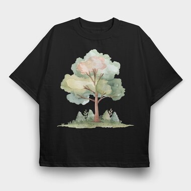 Tree Friends Forest, Tricou Oversize Barbati (Unisex)