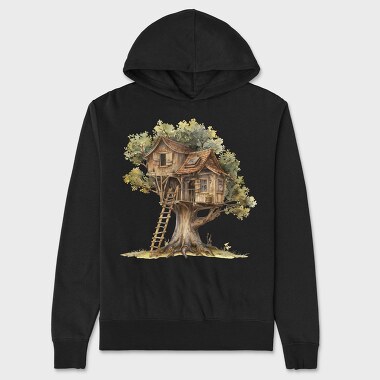 Tree House Forest, Hanorac Oversize Barbati (Unisex)