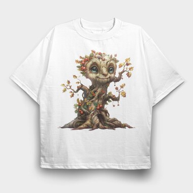 Tree Monster Eyes, Tricou Oversize Barbati (Unisex)