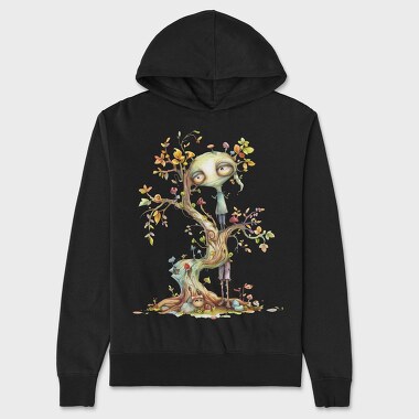 Tree Monster Mushrooms, Hanorac Oversize Barbati (Unisex)