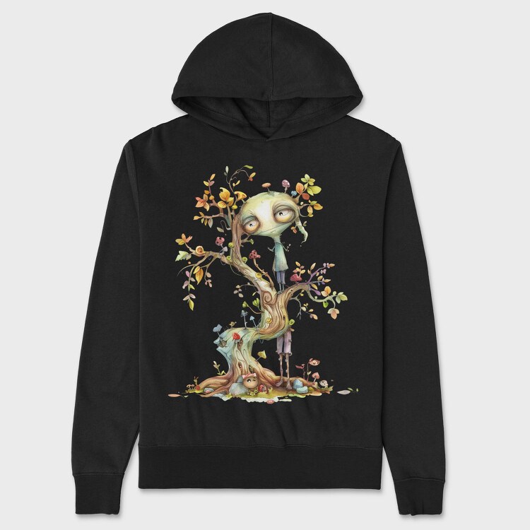 Tree Monster Mushrooms, Hanorac Oversize Barbati (Unisex)