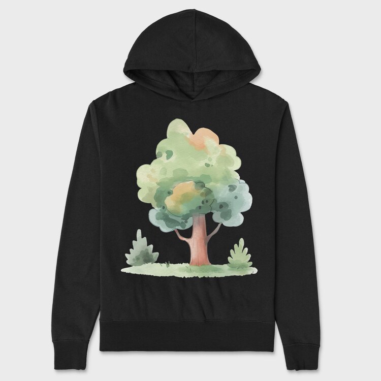 Tree Moss Meadow, Hanorac Oversize Barbati (Unisex)