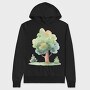 Tree Moss Meadow, Hanorac Oversize Barbati (Unisex)