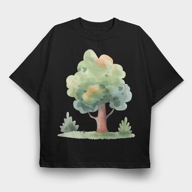 Tree Moss Meadow, Tricou Oversize Barbati (Unisex)