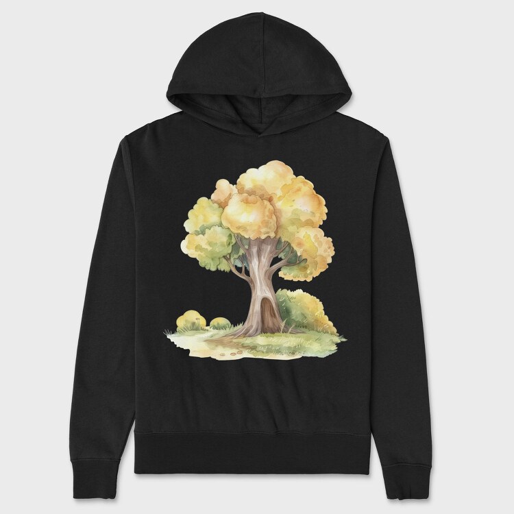 Tree Sky Scape, Hanorac Oversize Barbati (Unisex)