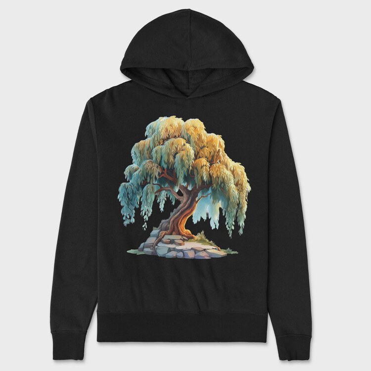 Tree Willow Shade, Hanorac Oversize Barbati (Unisex)